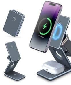 🎅Noel kampanyası🎅 3'ü 1 arada Katlanabilir Şarj Cihazı